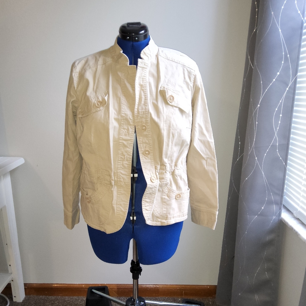 Tan light weight jacket